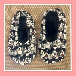 Disney Mickey Mouse Fuzzy Slipper Socks - One Size Fits Most